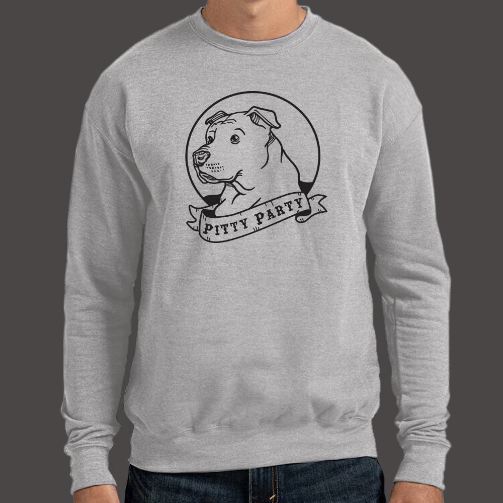 Pitty Party Pit Bull Dog Portrait