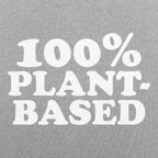 100% Plant Based Vegan Vegetarian Slogan