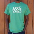 100% Plant Based Vegan Vegetarian Slogan