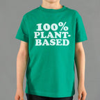 100% Plant Based Vegan Vegetarian Slogan