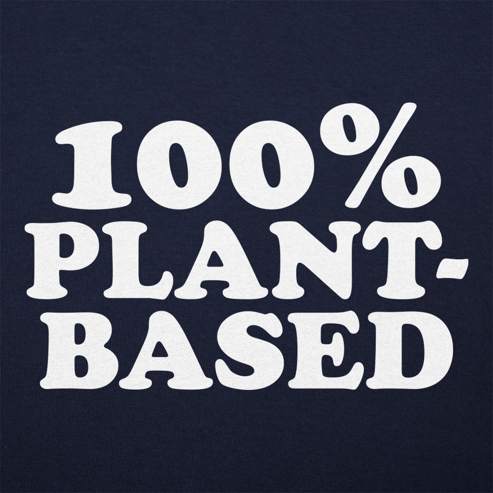 100% Plant Based Vegan Vegetarian Slogan