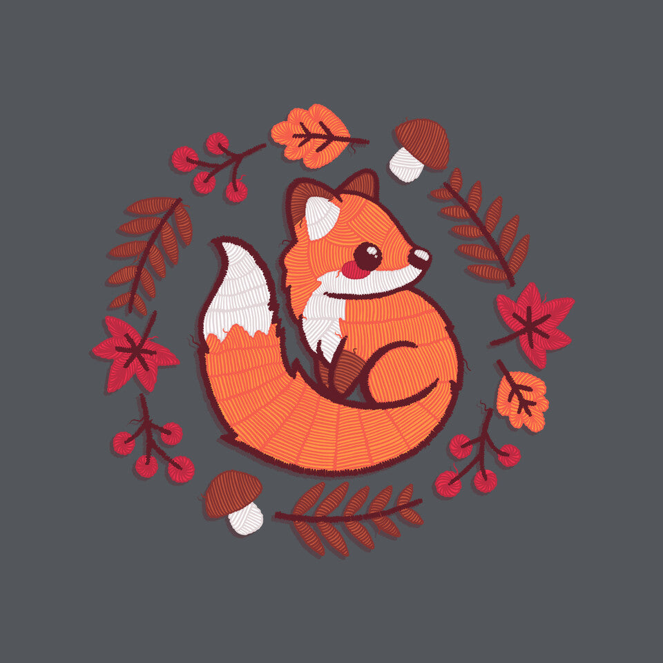 Fox Embroidery Patch