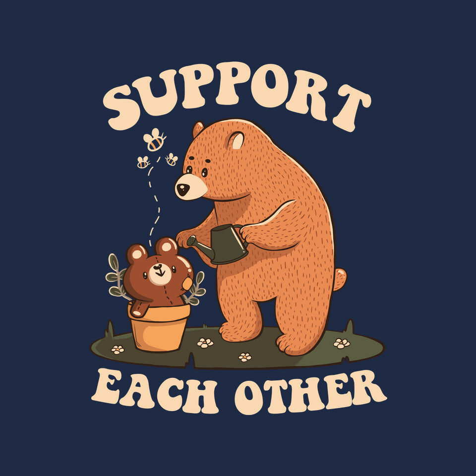 Support Each Other Lovely Bears