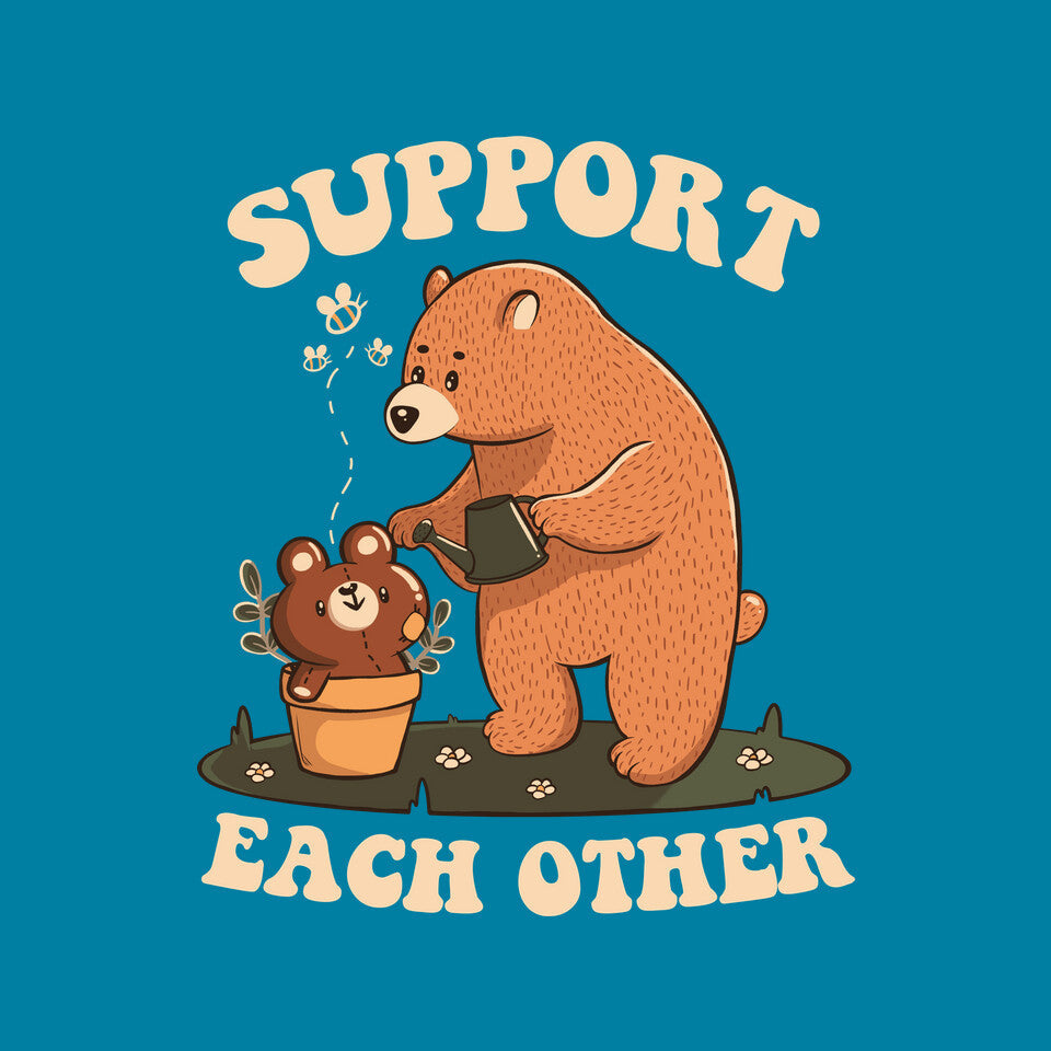 Support Each Other Lovely Bears