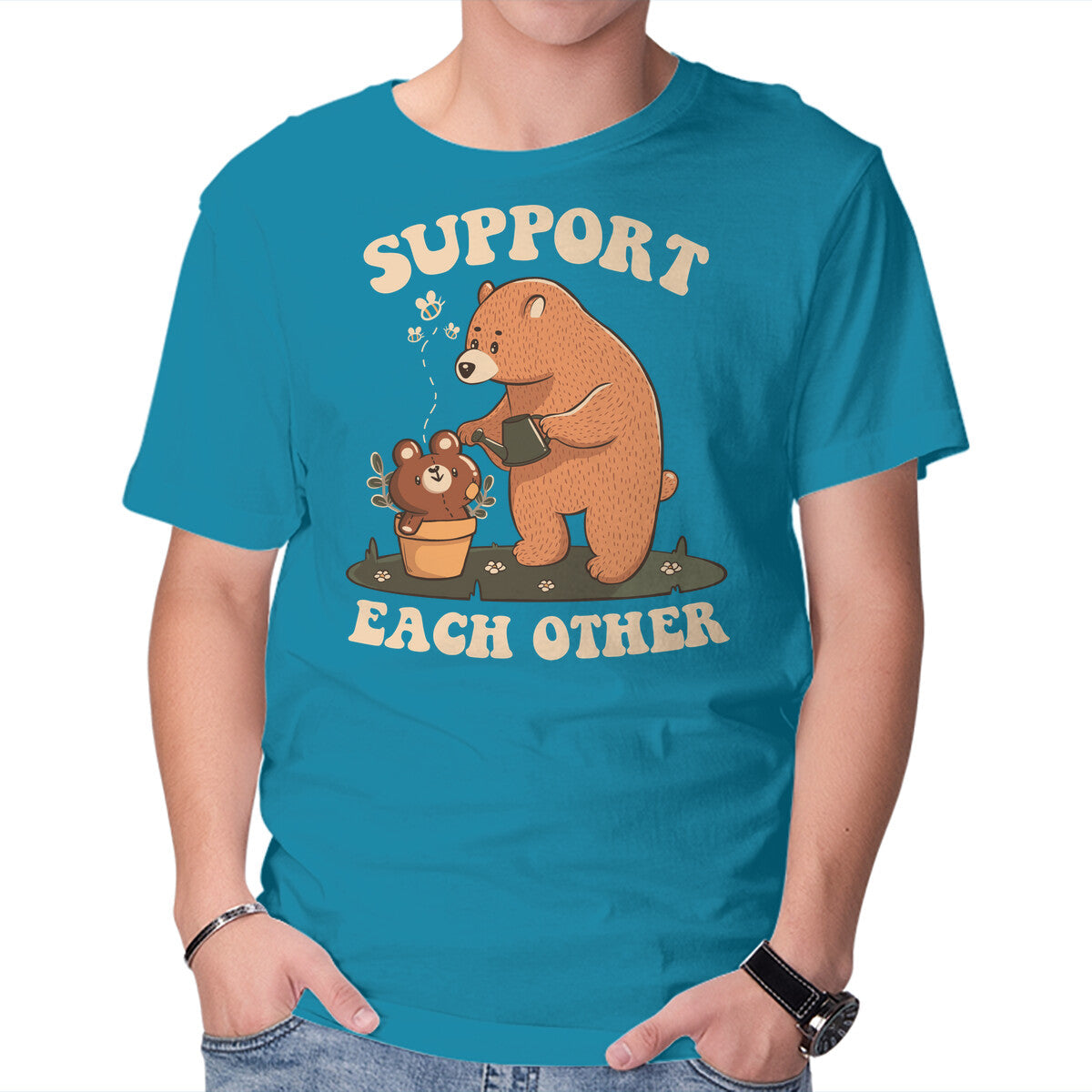Support Each Other Lovely Bears