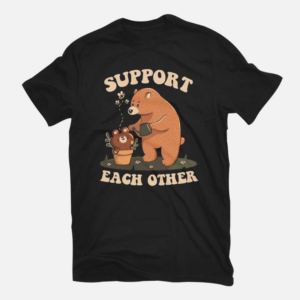 Support Each Other Lovely Bears
