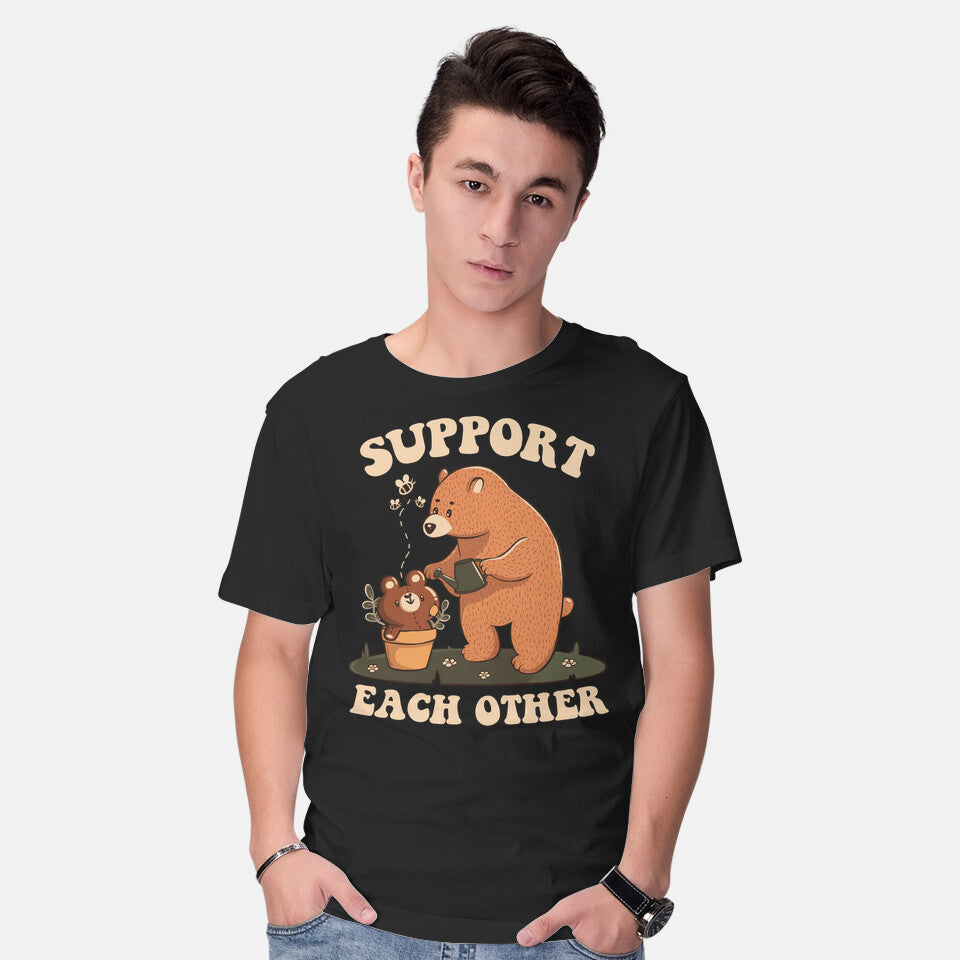 Support Each Other Lovely Bears