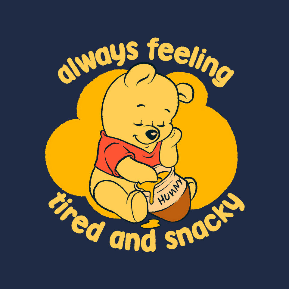 Cute Tired Snacky Bear