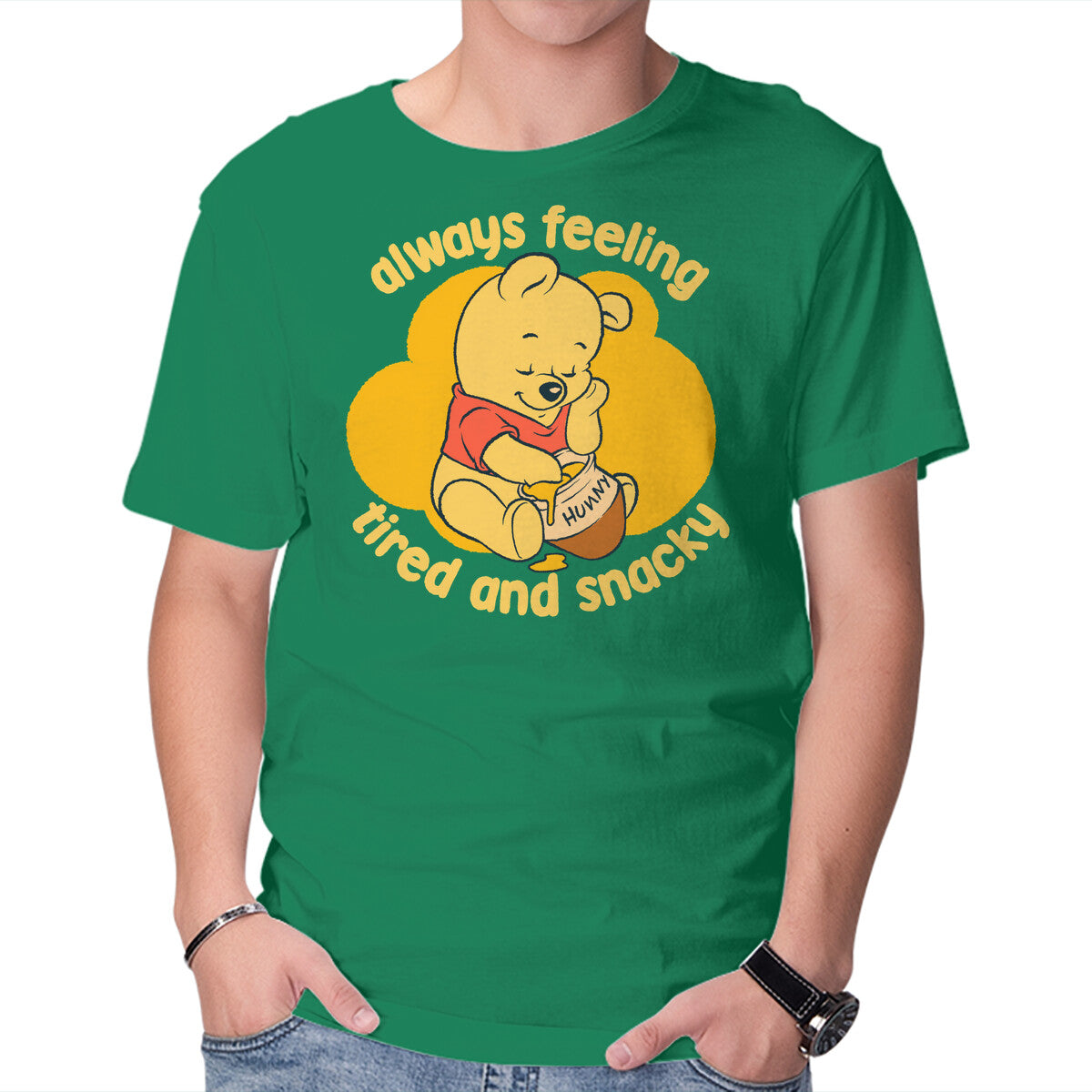 Cute Tired Snacky Bear