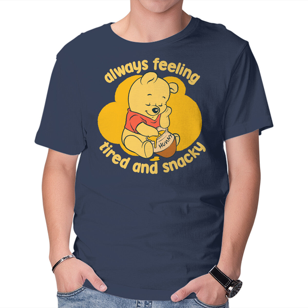 Cute Tired Snacky Bear