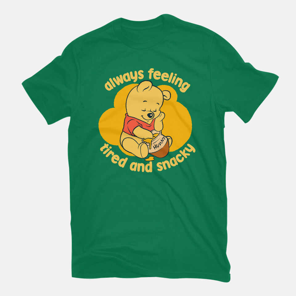 Cute Tired Snacky Bear