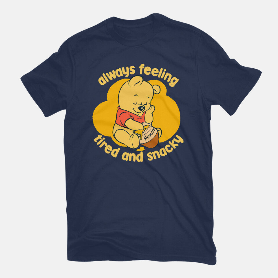 Cute Tired Snacky Bear