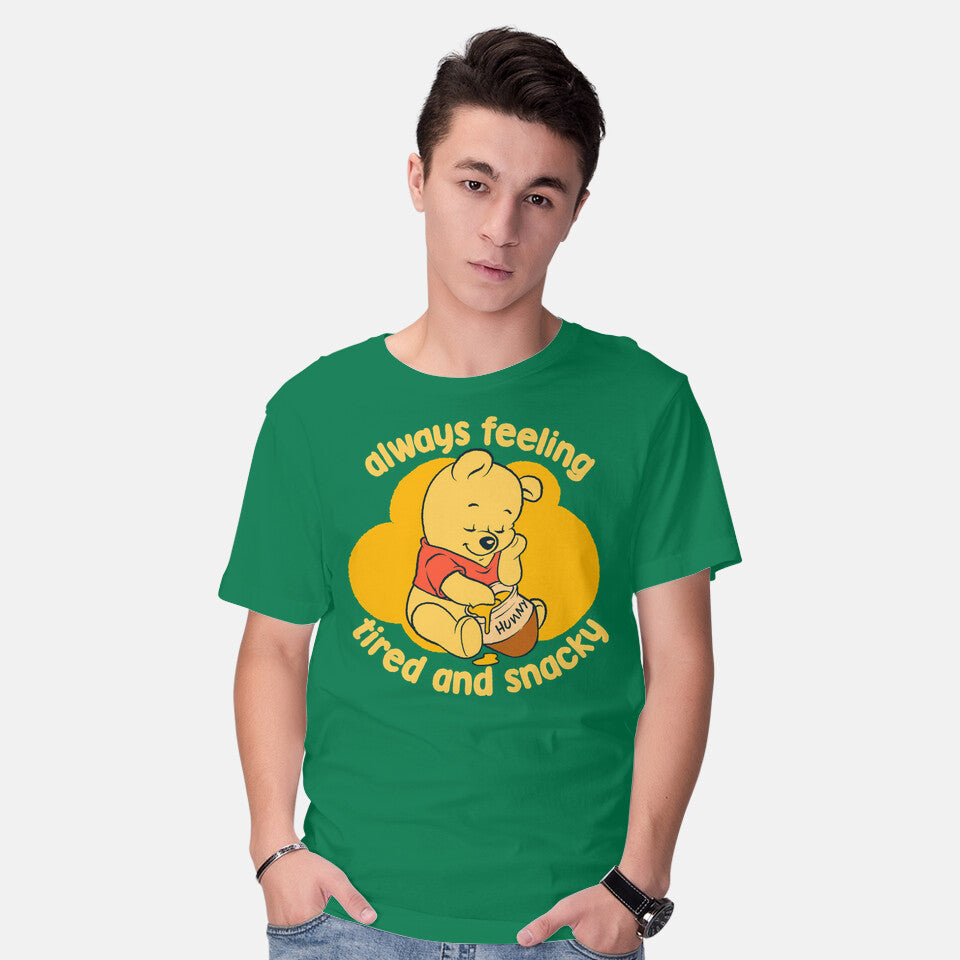 Cute Tired Snacky Bear