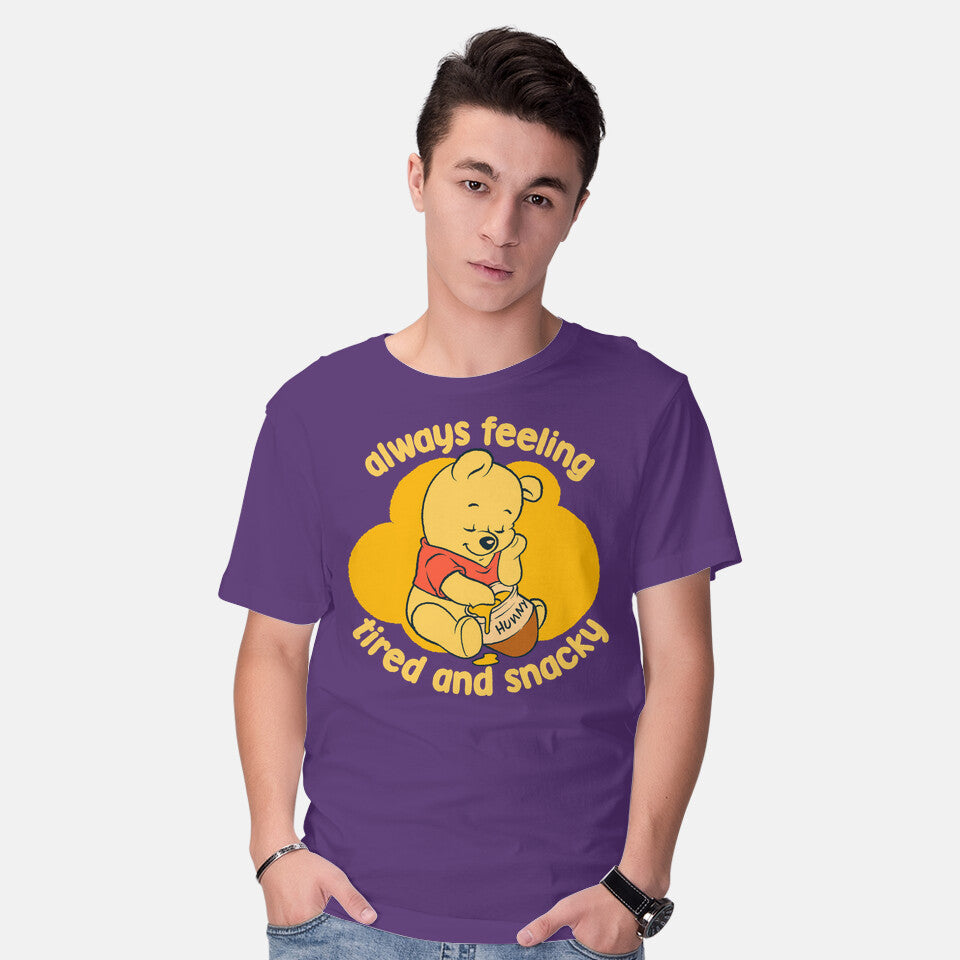 Cute Tired Snacky Bear