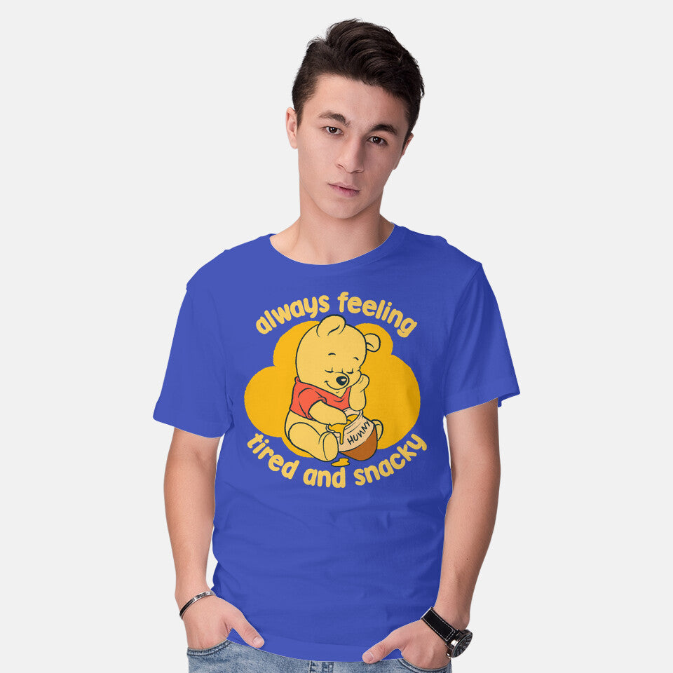 Cute Tired Snacky Bear