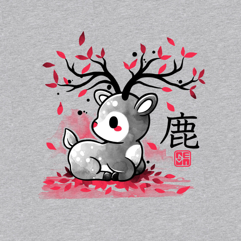 Japanese Deer In Autumn