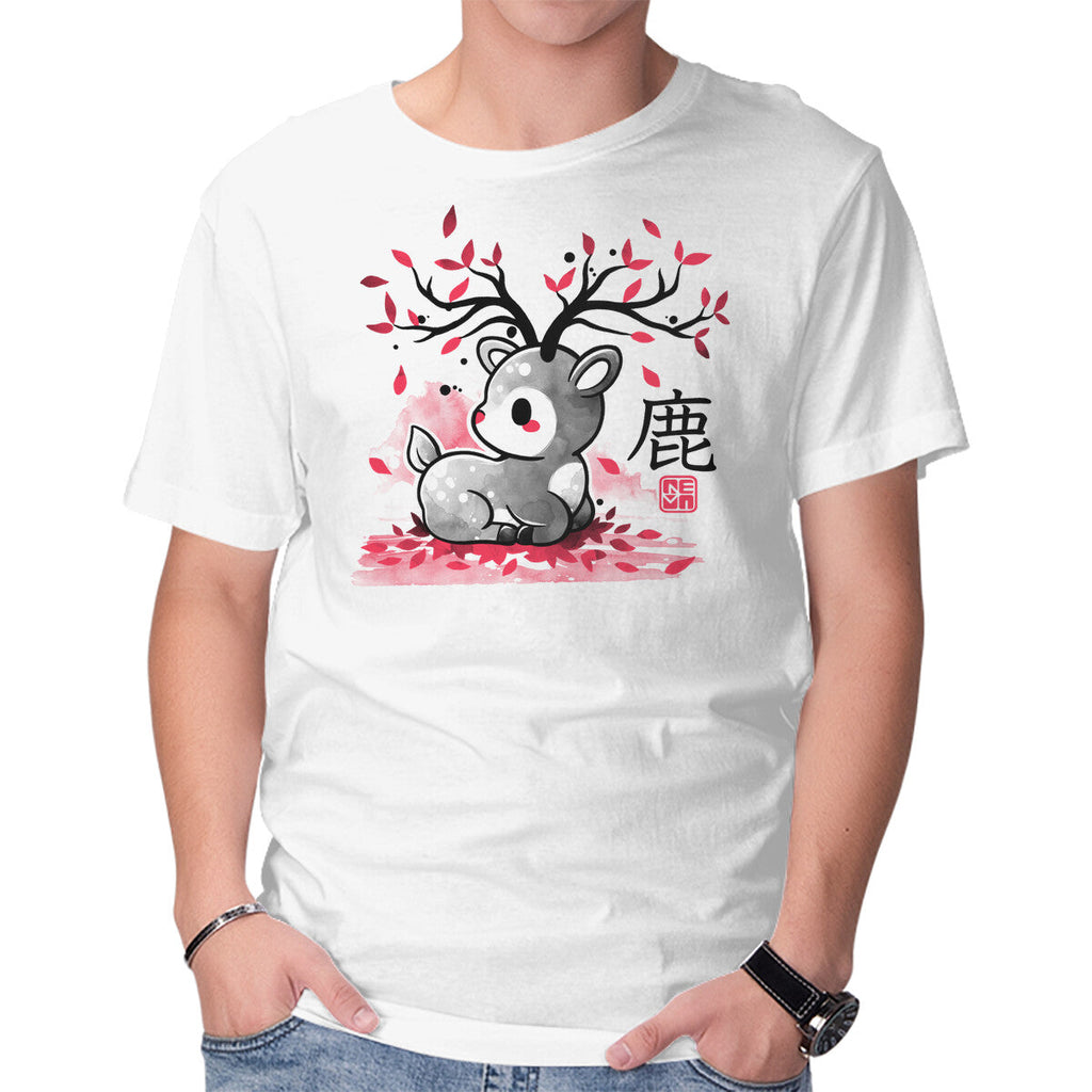 Japanese Deer In Autumn
