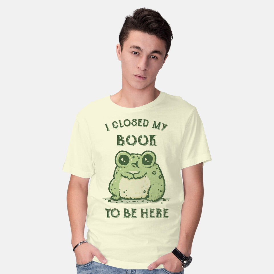 I Closed My Book To Be Here