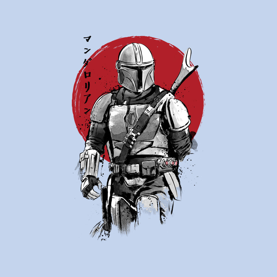 Mandalorian Bounty Hunter Sumi-e