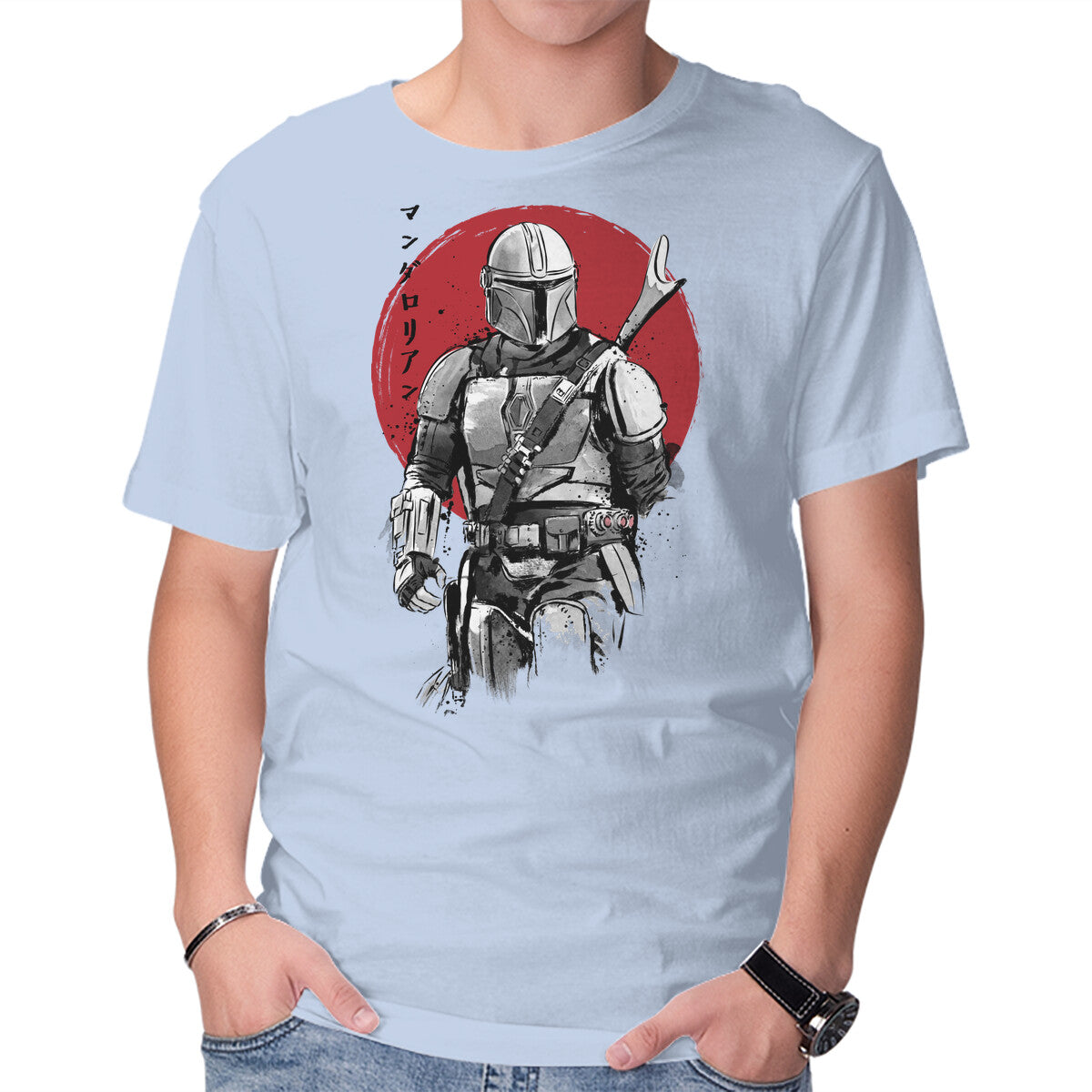 Mandalorian Bounty Hunter Sumi-e