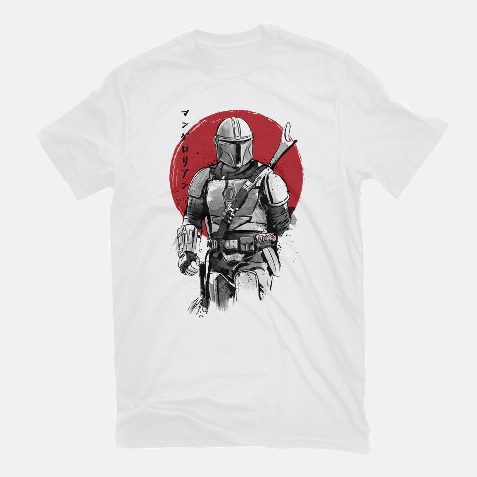 Mandalorian Bounty Hunter Sumi-e