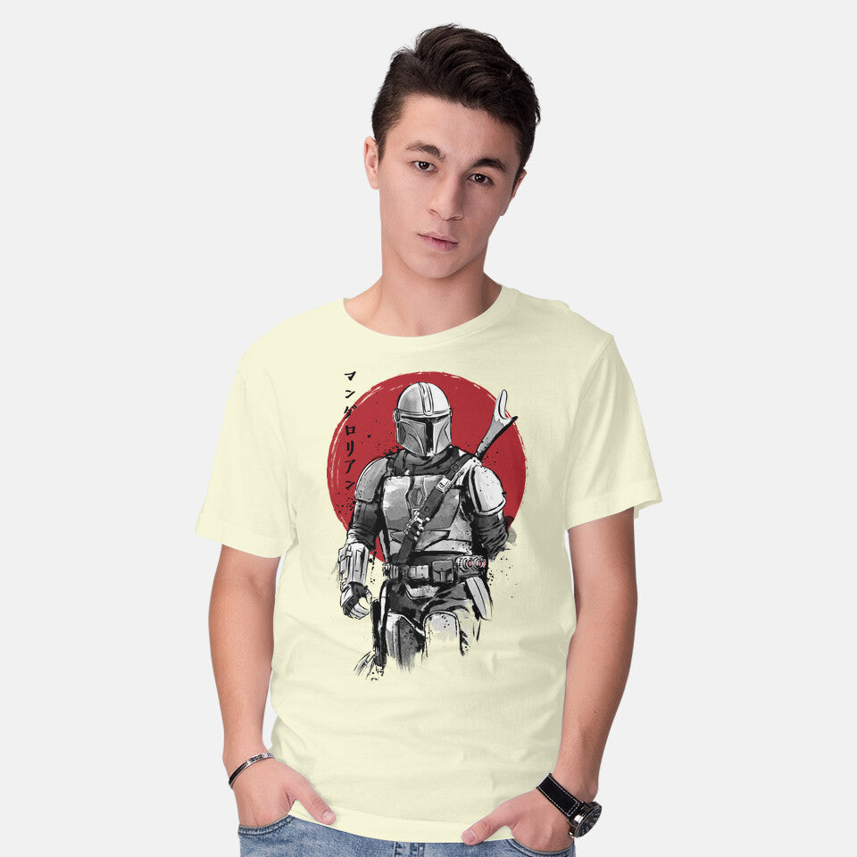 Mandalorian Bounty Hunter Sumi-e