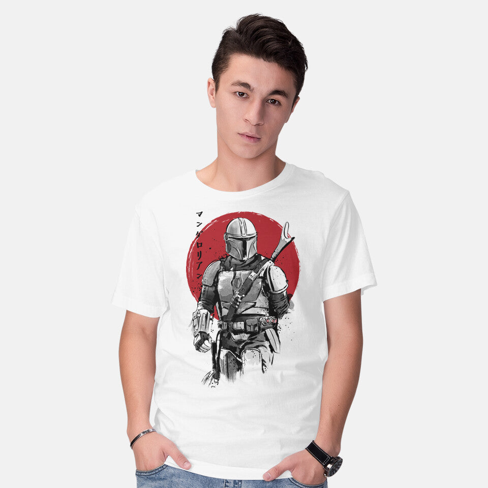 Mandalorian Bounty Hunter Sumi-e