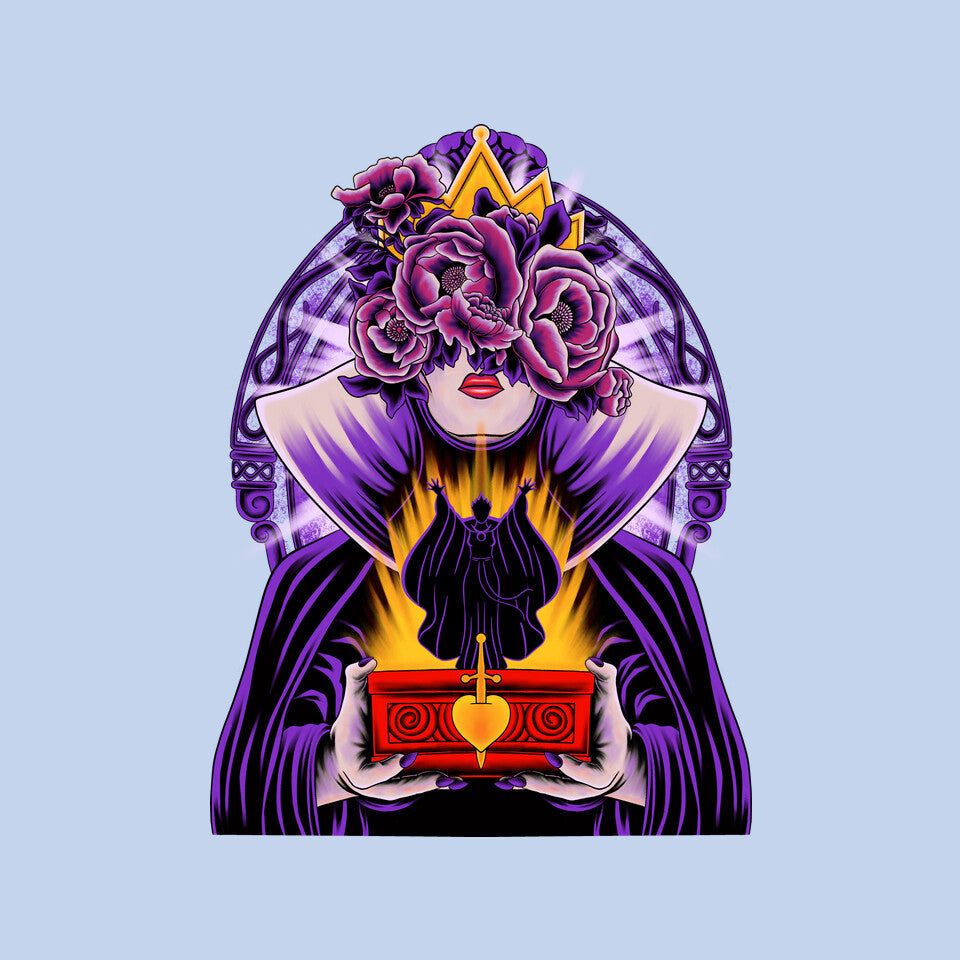 Dark Queen Flower Face