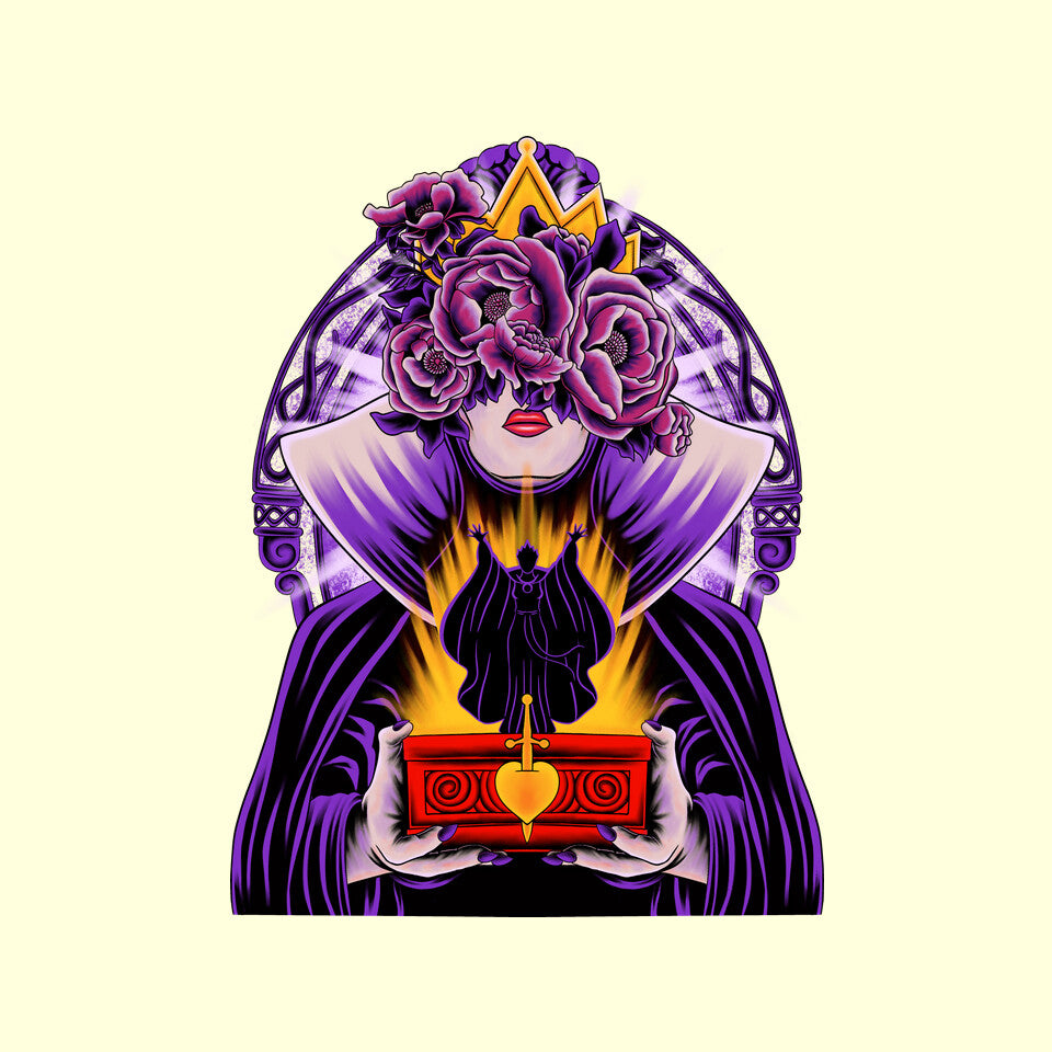 Dark Queen Flower Face