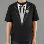 Hangover Tuxedo Crooked Bow Tie Costume Print