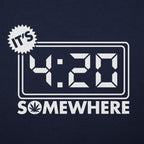 It's 4:20 Somewhere Digital Clock