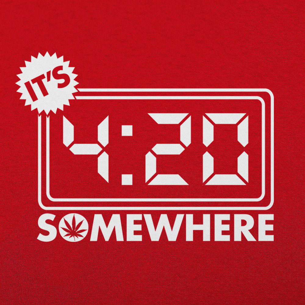 It's 4:20 Somewhere Digital Clock