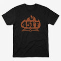451 Fahrenheit Burning Book in Flames
