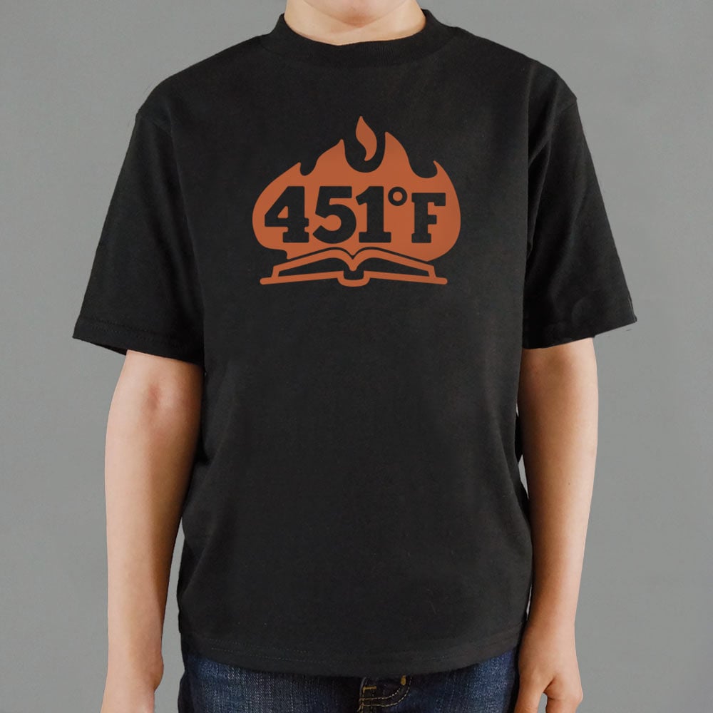 451 Fahrenheit Burning Book in Flames