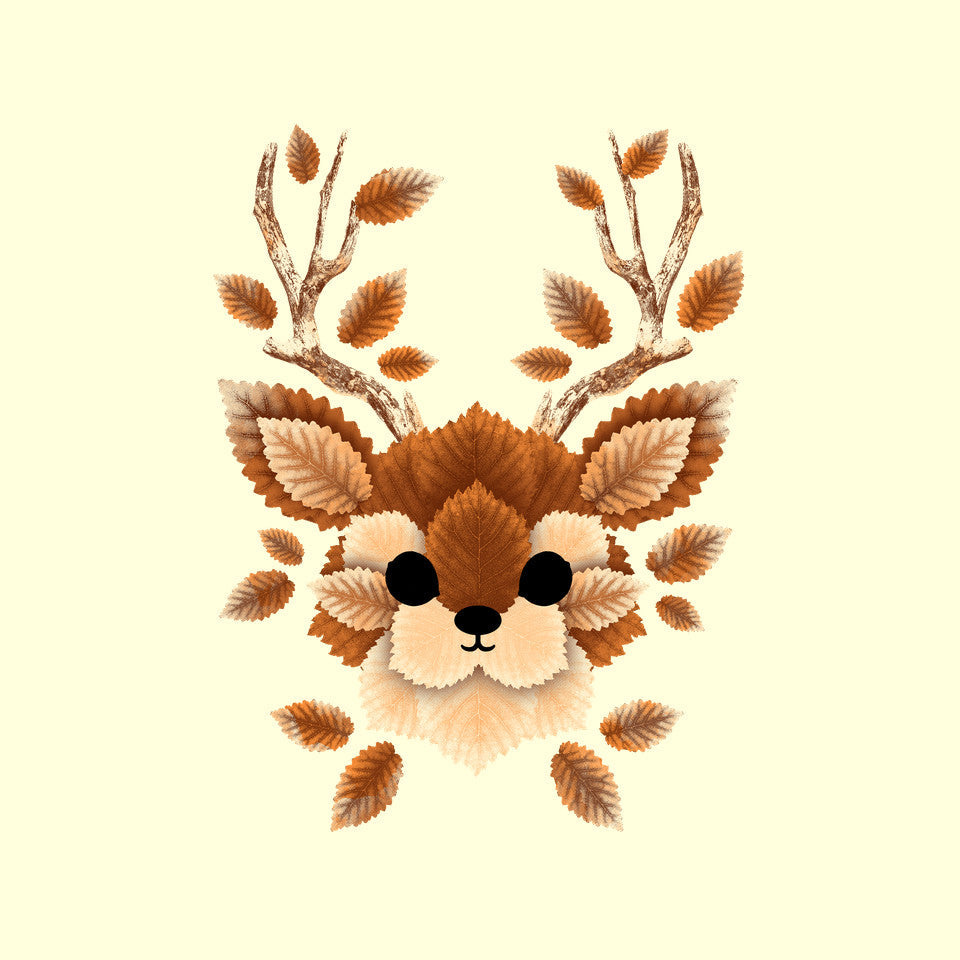 Deer Of Leaves
