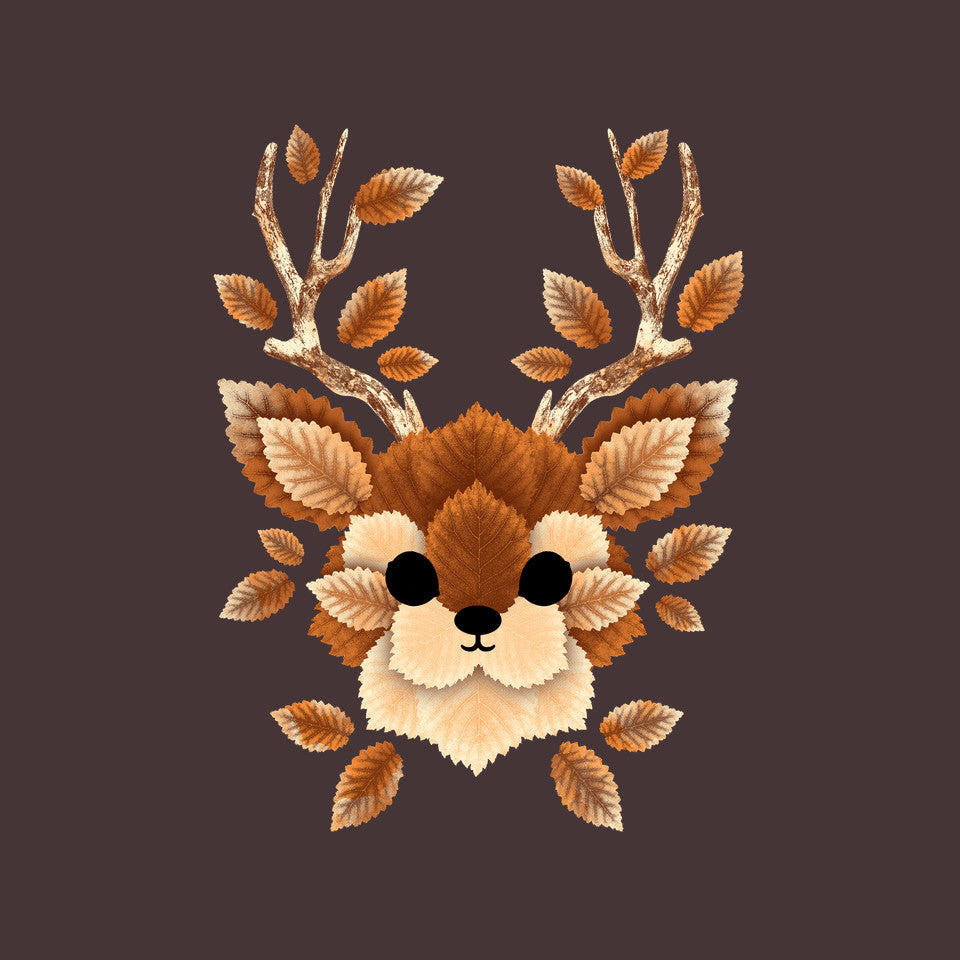 Deer Of Leaves