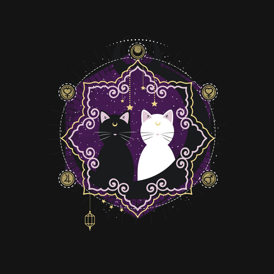 Crescent Moon Cats
