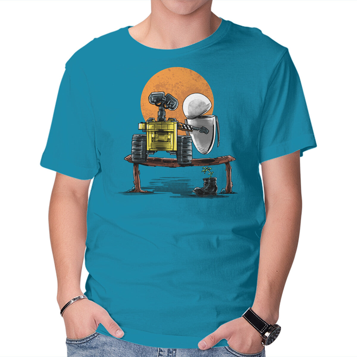 Robots Gazing At The Moon