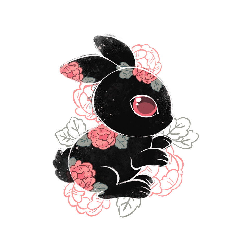 Ink Flower Rabbit