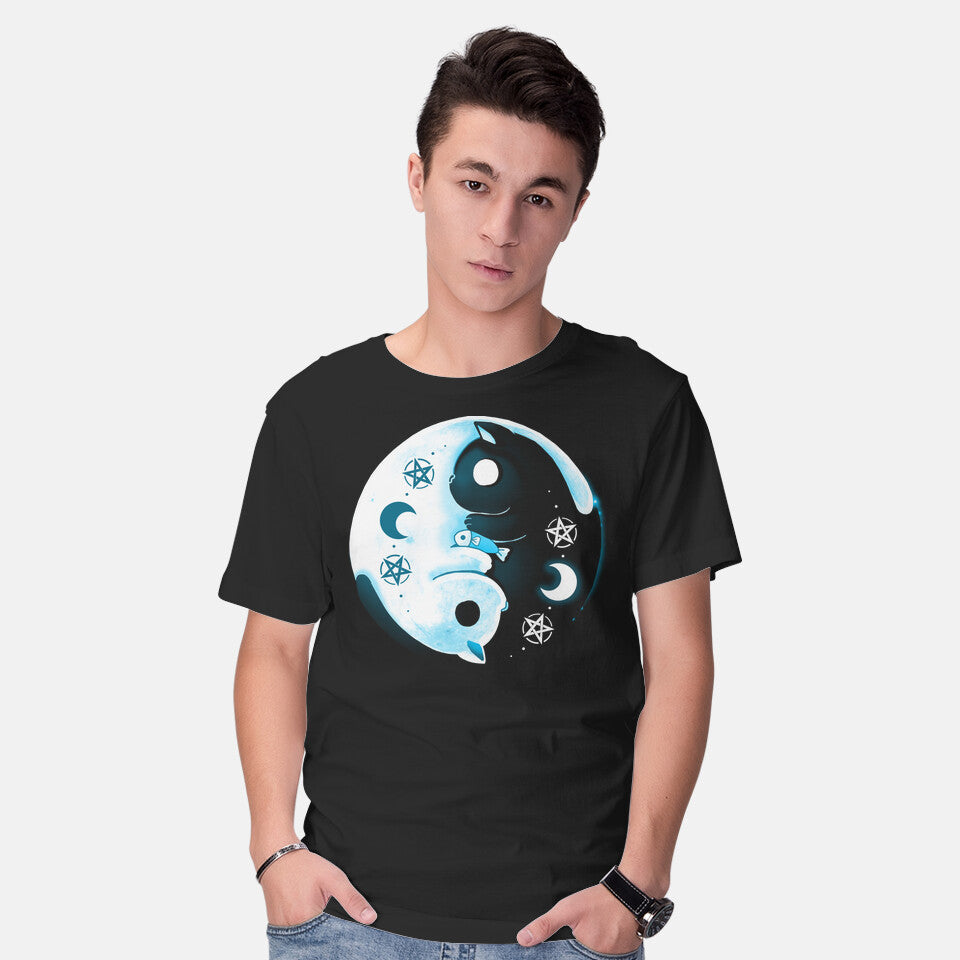 Yin Yang Moon Cats