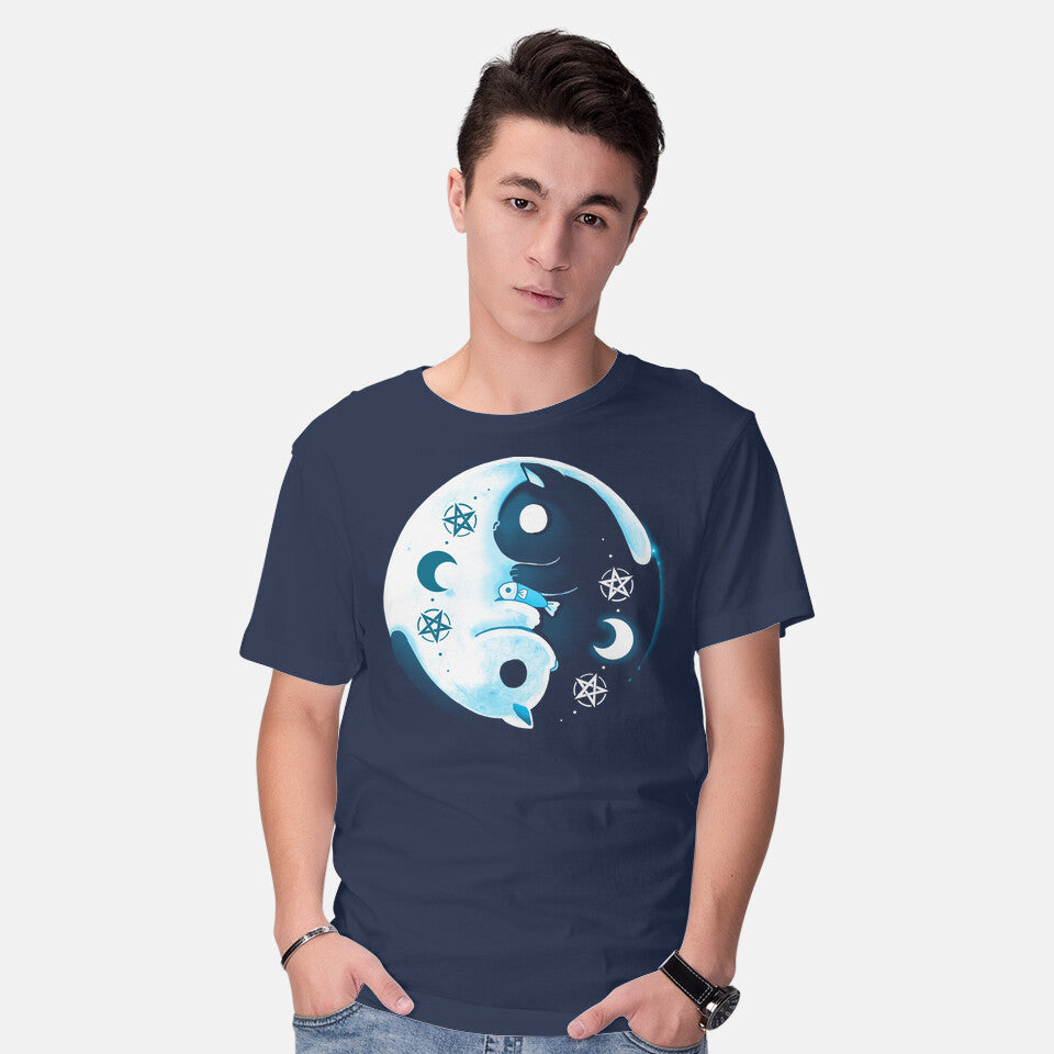 Yin Yang Moon Cats