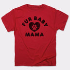 Fur Baby Mama with Paw Print Heart