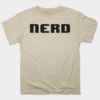 Nerd in Retro Pixel 8Bit Font