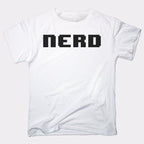 Nerd in Retro Pixel 8Bit Font