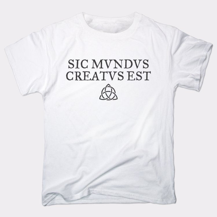 Sic Mundus Creatus Est Time Travel Symbol