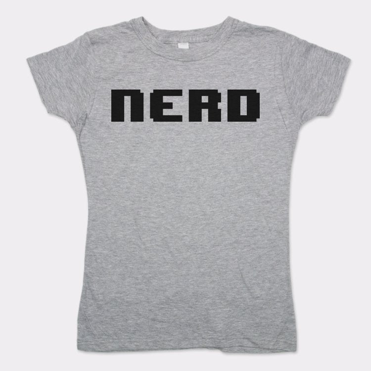 Nerd in Retro Pixel 8Bit Font