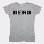 Nerd in Retro Pixel 8Bit Font