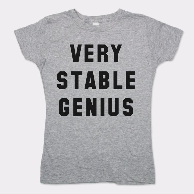 Very Stable Genius Sarcastic Political Quote