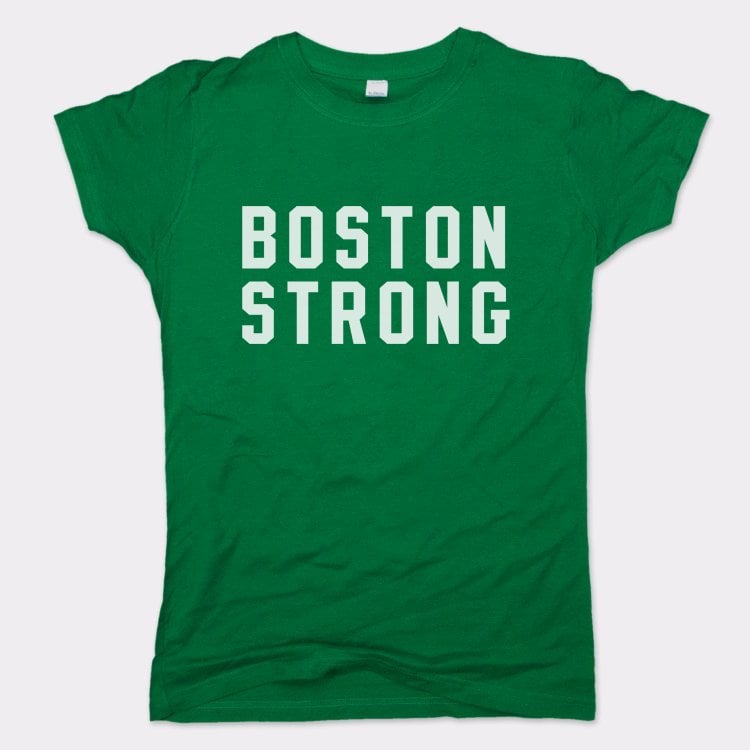 Boston Strong Bold Text Design