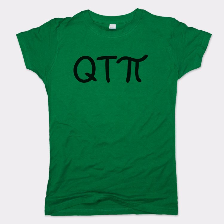 Cutie Pi Math Pun with Pi Symbol